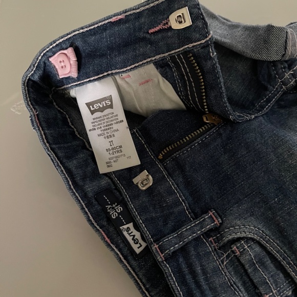 Levi’s Shorty Short Jean Shorts Size 2T - Picture 4 of 8